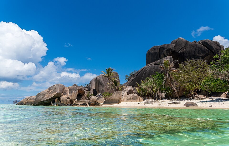Plage d'Anse Source d'Argent aux Seychelles